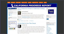 Desktop Screenshot of californiaprogressreport.com