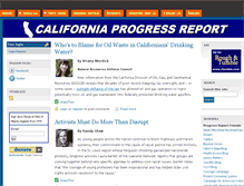 Tablet Screenshot of californiaprogressreport.com